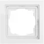 GIRA 0211705 Moldura 1 módulo, plana, Gira F200, branco puro