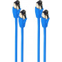 shiverpeaks BASIC-S Cabo de rede Cat8.1 F/FTP (PiMF) RJ45, 1,5 m, azul, LSZH