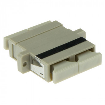 ACT Adaptador de fibra ótica SC/SC duplex, multimodo OM2, cinzento (EA1006)