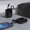Dudao K32 Powerbank 22,5 W 10000 mAh com cabo USB-C/Lightning integrado – preto