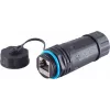 S/CONN Acoplamento de cabo de rede RJ45, Cat6, IP68, versão curta, exterior (08-01048)