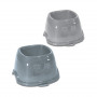 Stefanplast Comedouro Break 9 0,7L 19x19x11cm sortido cinzento/azul