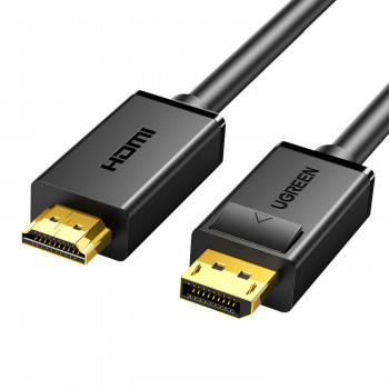 Ugreen Cabo DisplayPort para HDMI, 3 m, 4K, preto