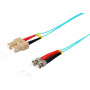 Cabo de rede de fibra ótica SC para ST OM3 duplex Shiverpeaks, 5 m