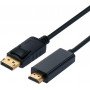 Secomp cabo DisplayPort STANDARD, 2 m, preto (11.55.3676)