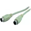 Cabo PS/2 shiverpeaks BS78107-2, 1,8 m, Mini-DIN 6 pinos, cinzento