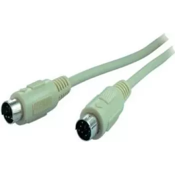 Cabo PS/2 shiverpeaks BS78107-2, 1,8 m, Mini-DIN 6 pinos, cinzento