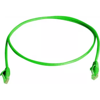 Cabo de rede Cat6 U/UTP Telegärtner, 0,5 m, verde