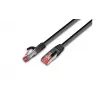 Cabo de rede Cat6 S/FTP Wirewin, 0,25 m, preto