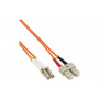 Cabo de rede de fibra ótica LC-SC OM2 Mercodan (40400035)