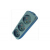 Microconnect régua de tomadas dinamarquesa 3 tomadas 1,5