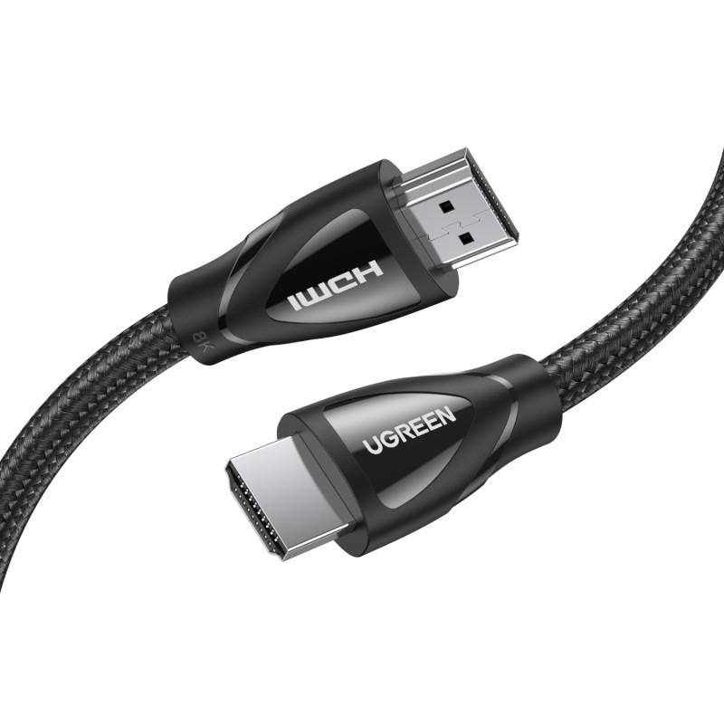 Cabo HDMI 2.1 Ultra High Speed Ugreen HD140, 3 m, 8K, preto
