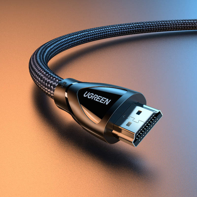 Cabo HDMI 2.1 Ultra High Speed Ugreen HD140, 3 m, 8K, preto