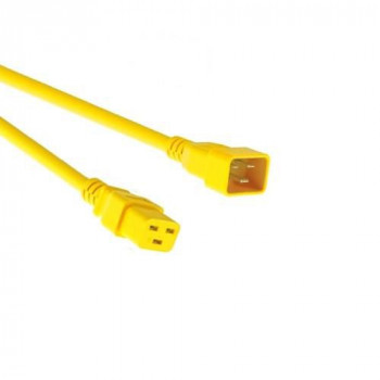 Cabo de alimentação Mercodan amarelo C20-C19 (509780139)