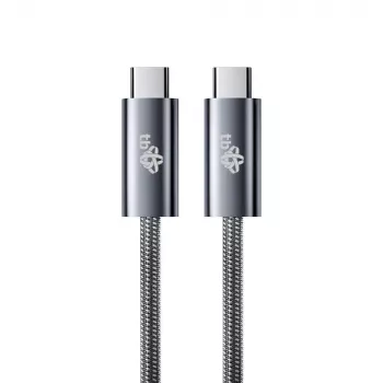 Cabo TB trançado USB 3.2 Gen 1 USB-C para USB-C, 1 m, 100 W, preto