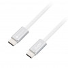 Cabo USB Forcell USB-C para USB-C, 2 m, 240 W, branco