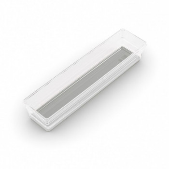 Organizador KIS Sistemo Organizer 4 com gavetas, 30 x 7,5 x 5 cm, transparente/cinzento-claro
