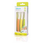 Conjunto de colheres Kidsme (3 unid.), laranja, amarelo, verde, a partir dos 3 meses