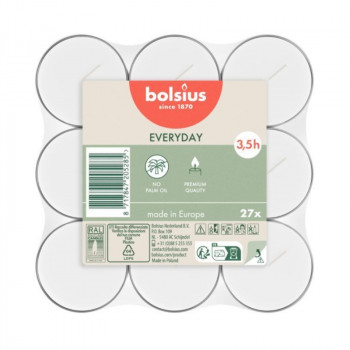 Velas Bolsius 27 unid. branco