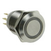 Botão interruptor antivandalismo Lamptron 16mm - Silverline - azul