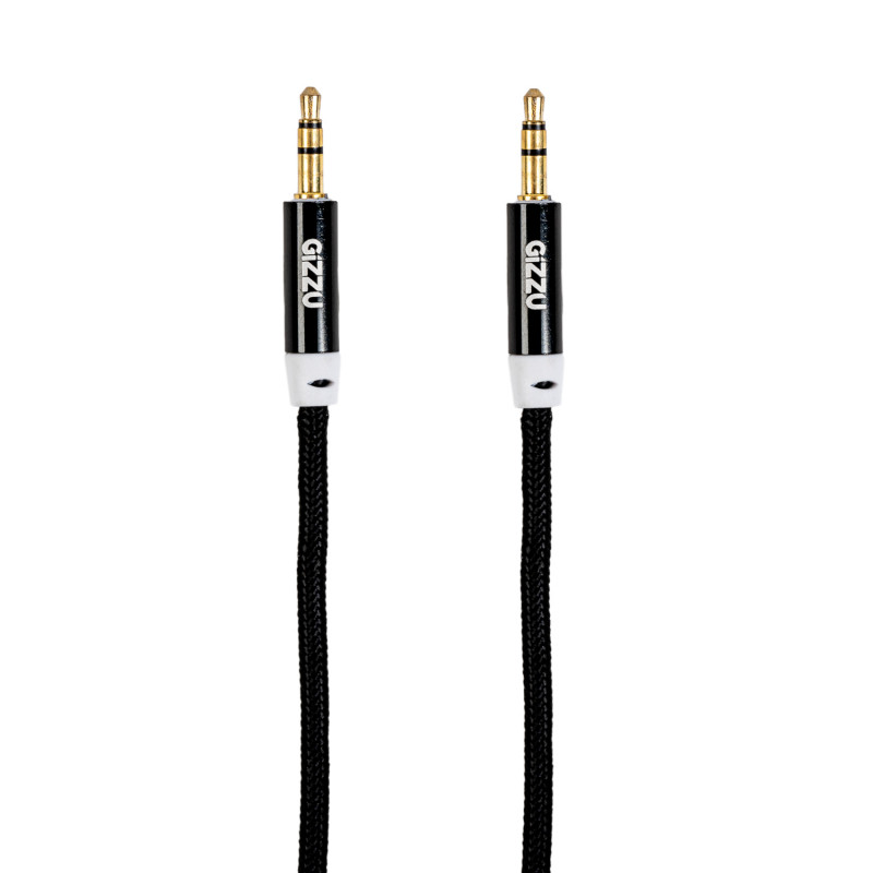Cabo AUX 3,5mm Gizzu 2m – preto