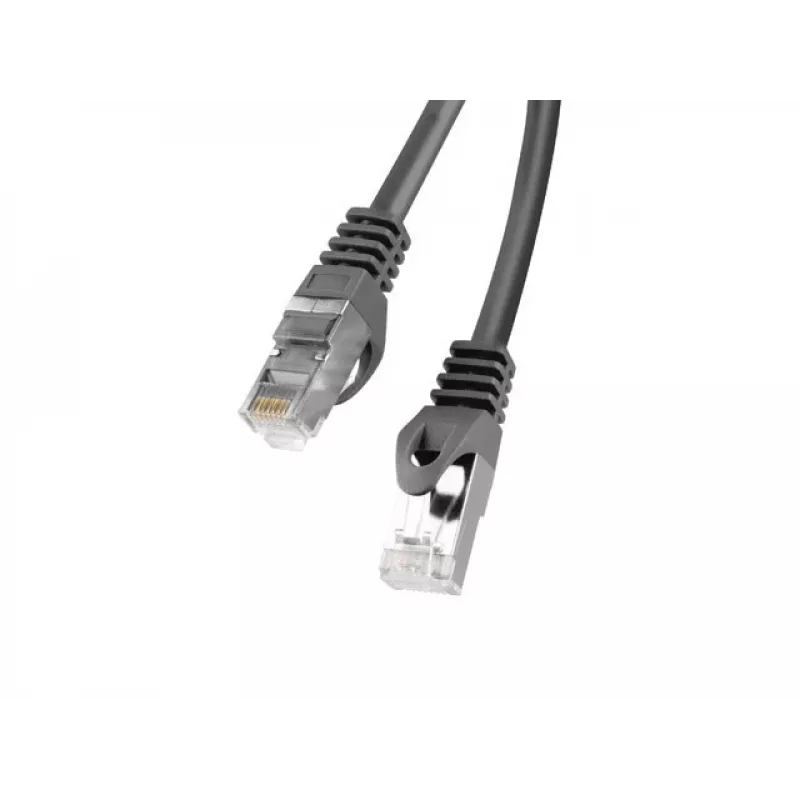 Cabo de rede Cat6 F/UTP RJ45 Lanberg, 0,5 m, preto