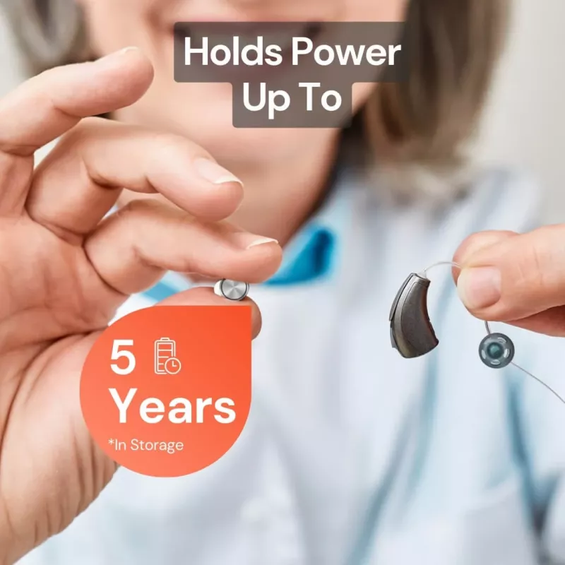Pilhas botão Uniross A312 para aparelhos auditivos 148mAh, 6 unid.