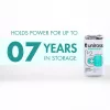 Pilha alcalina Uniross Power Plus 6LR61 9V 600mAh, 1 unid.
