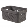Caixa Curver Infinity Recycled 4,5 l, 27x19x12 cm, cinzento-escuro