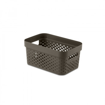Caixa Curver Infinity Recycled 4,5 l, 27x19x12 cm, castanho