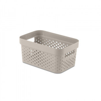 Caixa Curver Infinity Recycled 4,5 l, 27x19x12 cm, bege