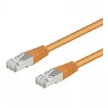 Cabo de rede Cat5e F/UTP RJ45 Goobay, 1 m, laranja