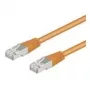 Cabo de rede Cat5e F/UTP RJ45 Goobay, 1 m, laranja
