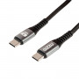 Cabo Gizzu USB-C para USB-C 60W 480Mbps, 1 m