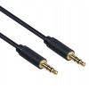 Cabo de áudio Mercodan Pro Minijack 0,5 m, Ultra-Soft
