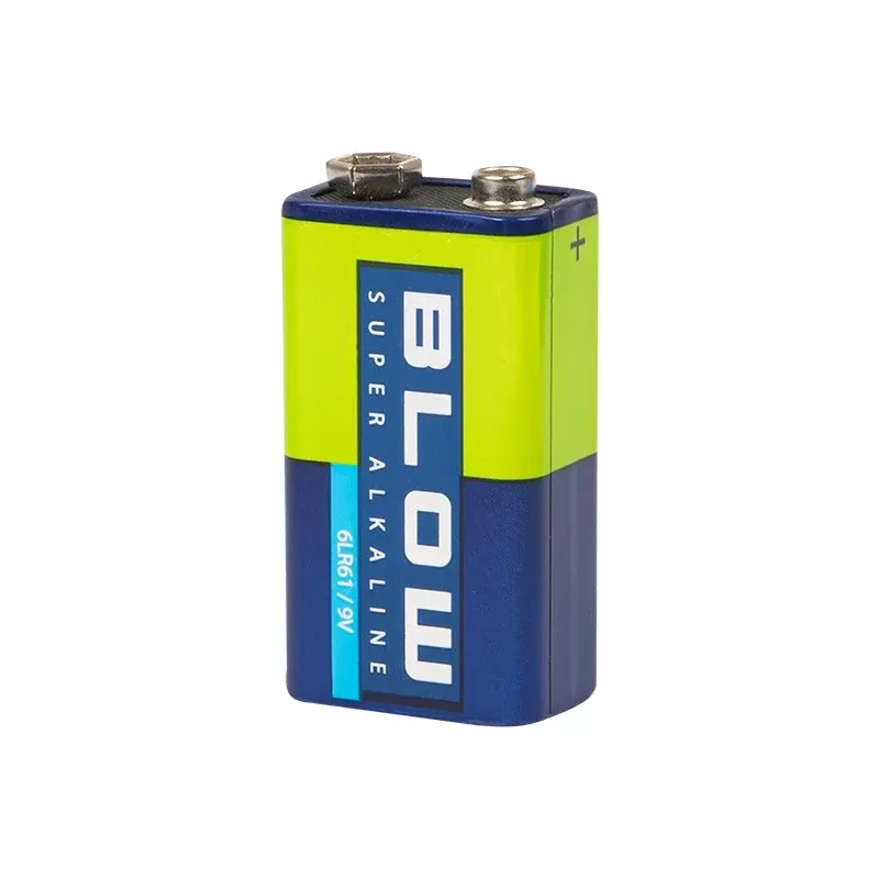 Pilha BLOW Super Alkaline 9V 6LR61 (blister)