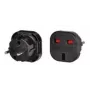 Adaptador de carregador iLike UK/EU preto