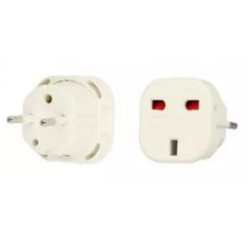 Adaptador de carregador iLike UK/EU branco
