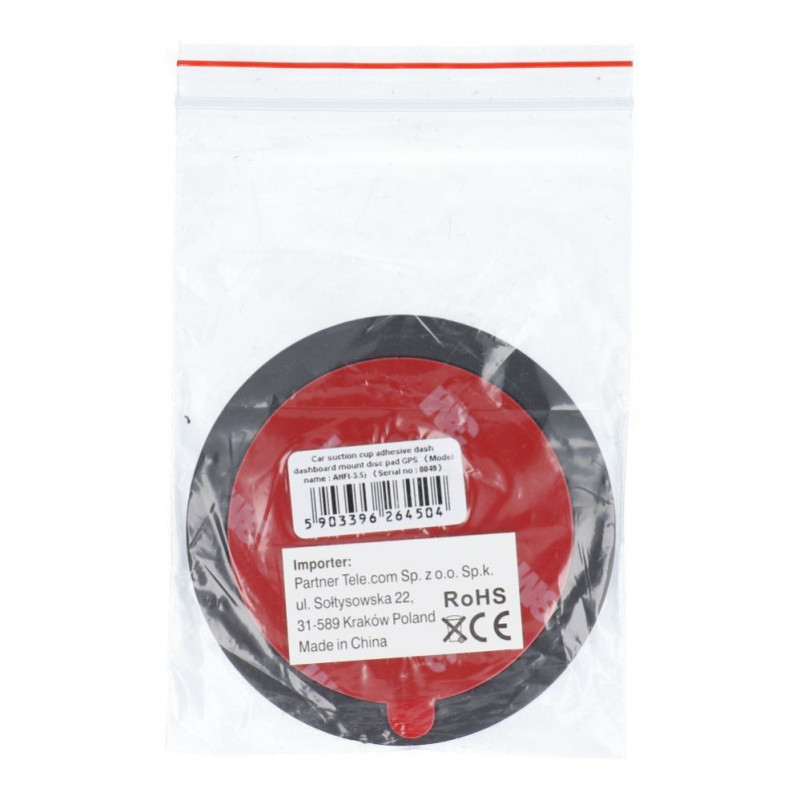 Disco adesivo OEM para painel de automóvel para suportes de carro com ventosa (73 mm)