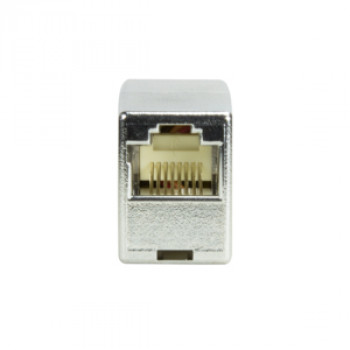 Conector fêmea em linha RJ45 Logilink, Cat.5e, blindado, caixa de plástico