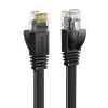 Cabo de rede Ugreen Cat6 U/UTP RJ45 plano, 0,5 m, preto