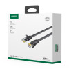 Cabo de rede Ugreen Cat6 U/UTP RJ45 plano, 0,5 m, preto