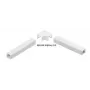 Conector angular Stasiński para canal de instalação elétrica LK 20x14, branco (1 unid.)