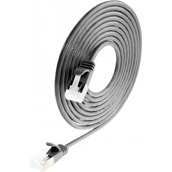 Cabo de rede Wirewin Slim Cat6a U/FTP RJ45, 3 m, preto