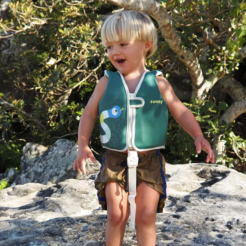 Sunnylife colete de natação para criança (1-2 anos) – Into the Jungle