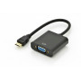 Adaptador Mercodan Mini-HDMI (macho) para VGA (fêmea)