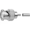 Conector macho de cabo BNC crimp Telegärtner G40 (1.2/4.9), 75 Ohm, Professional, A0207, 5 unid. (J01002A0010)