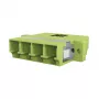Acoplador EFB Elektronik LC Quad OM5, verde-limão (53335.1OM5)