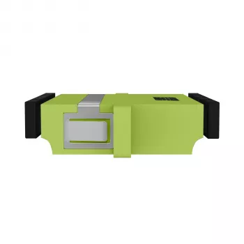 Acoplador EFB Elektronik LC Quad OM5, verde-limão (53335.1OM5)