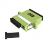Acoplador EFB Elektronik LC Quad OM5, verde-limão (53335.1OM5)